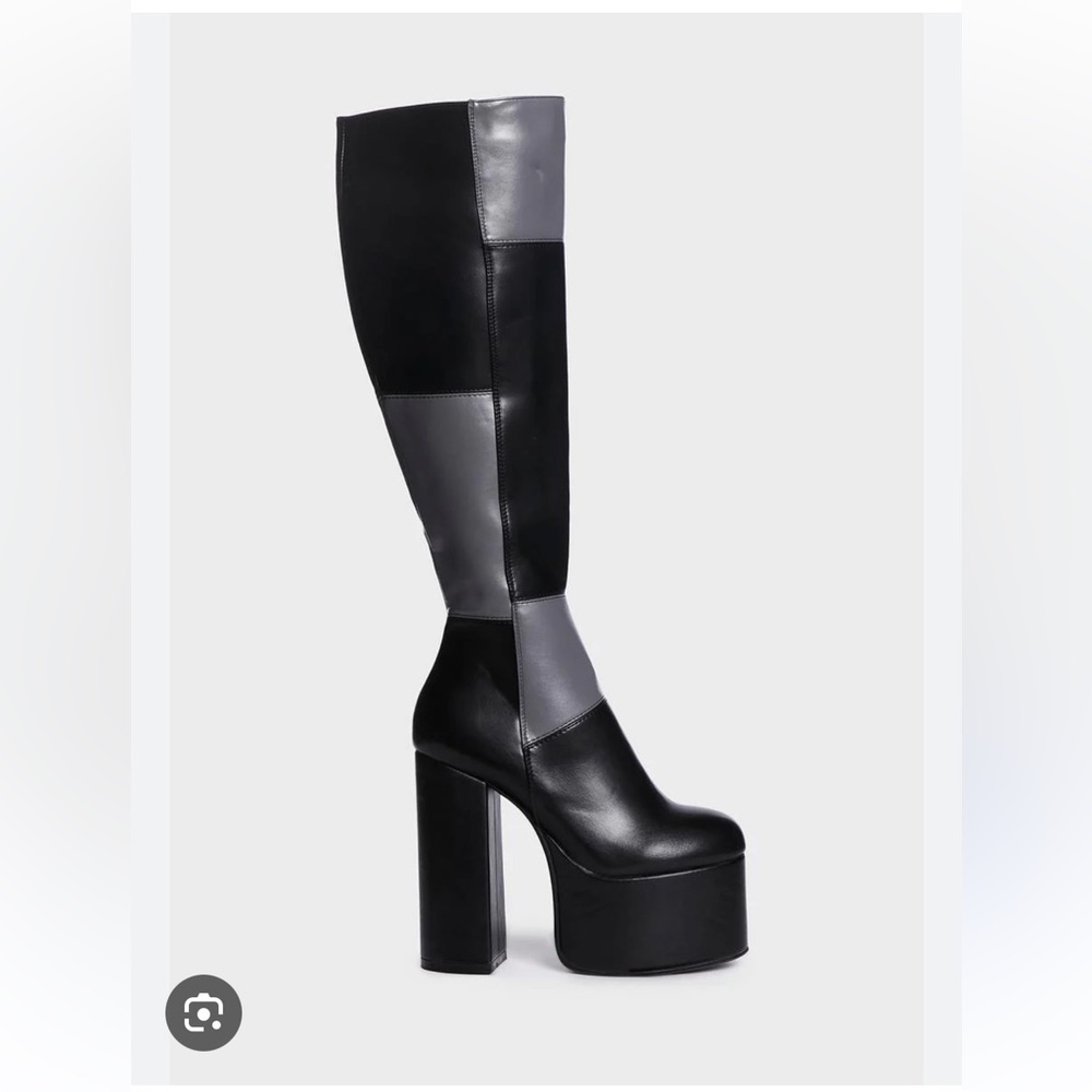 Lamoda patchwork boots size 6